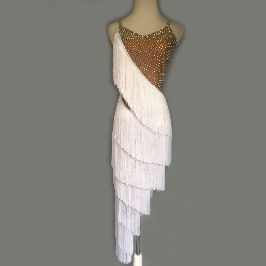 少儿拉丁舞表演服拉丁舞比赛服拉丁舞表演舞裙拉丁舞演出服女b74