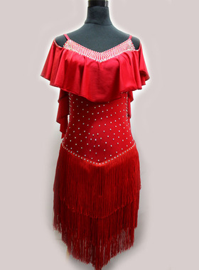 新款拉丁舞服 成人 少儿拉丁舞比赛表演服 拉丁舞演出服女LD301