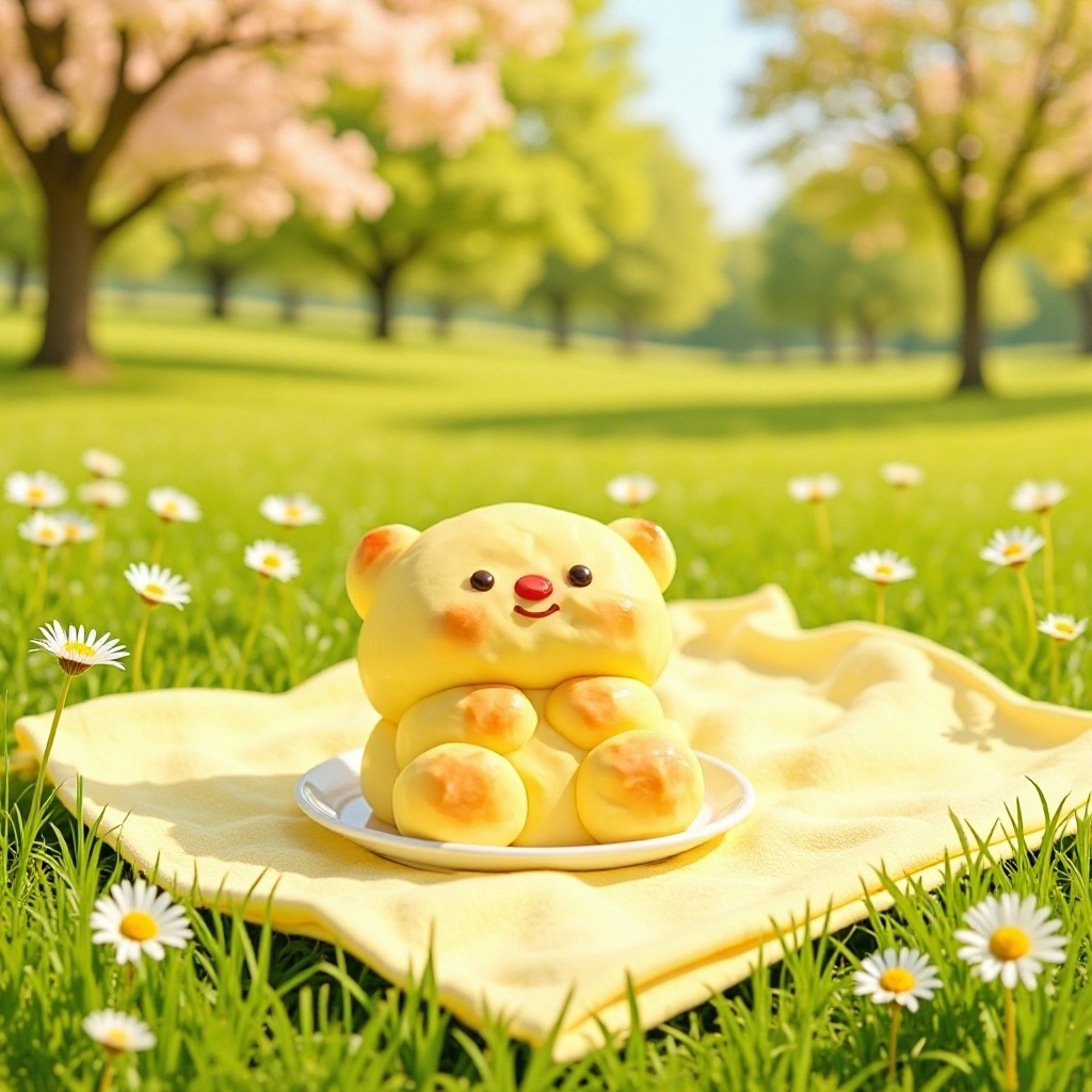 爆款奶油感黄油小熊慢回弹捏捏解压儿童玩具摆摊盲盒盲袋