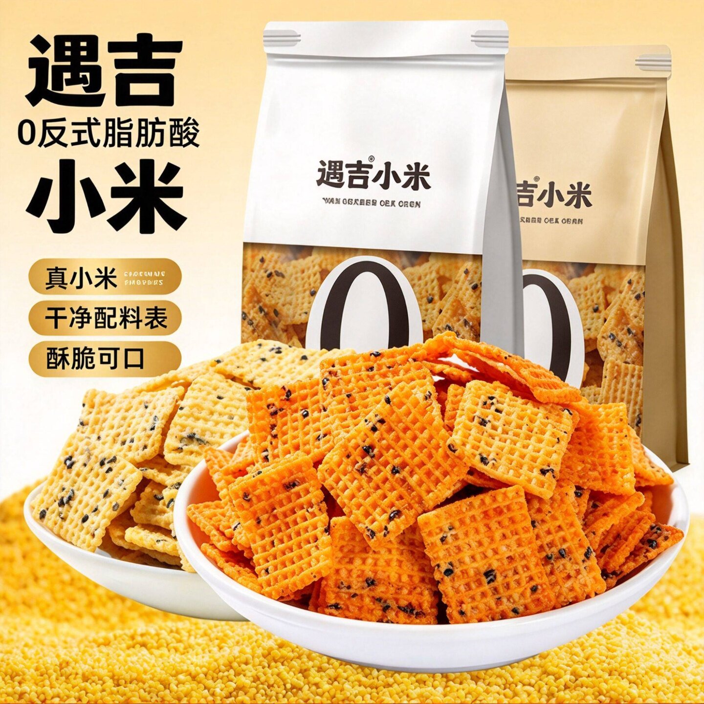 遇吉零添加麻辣酥脆小米锅巴
