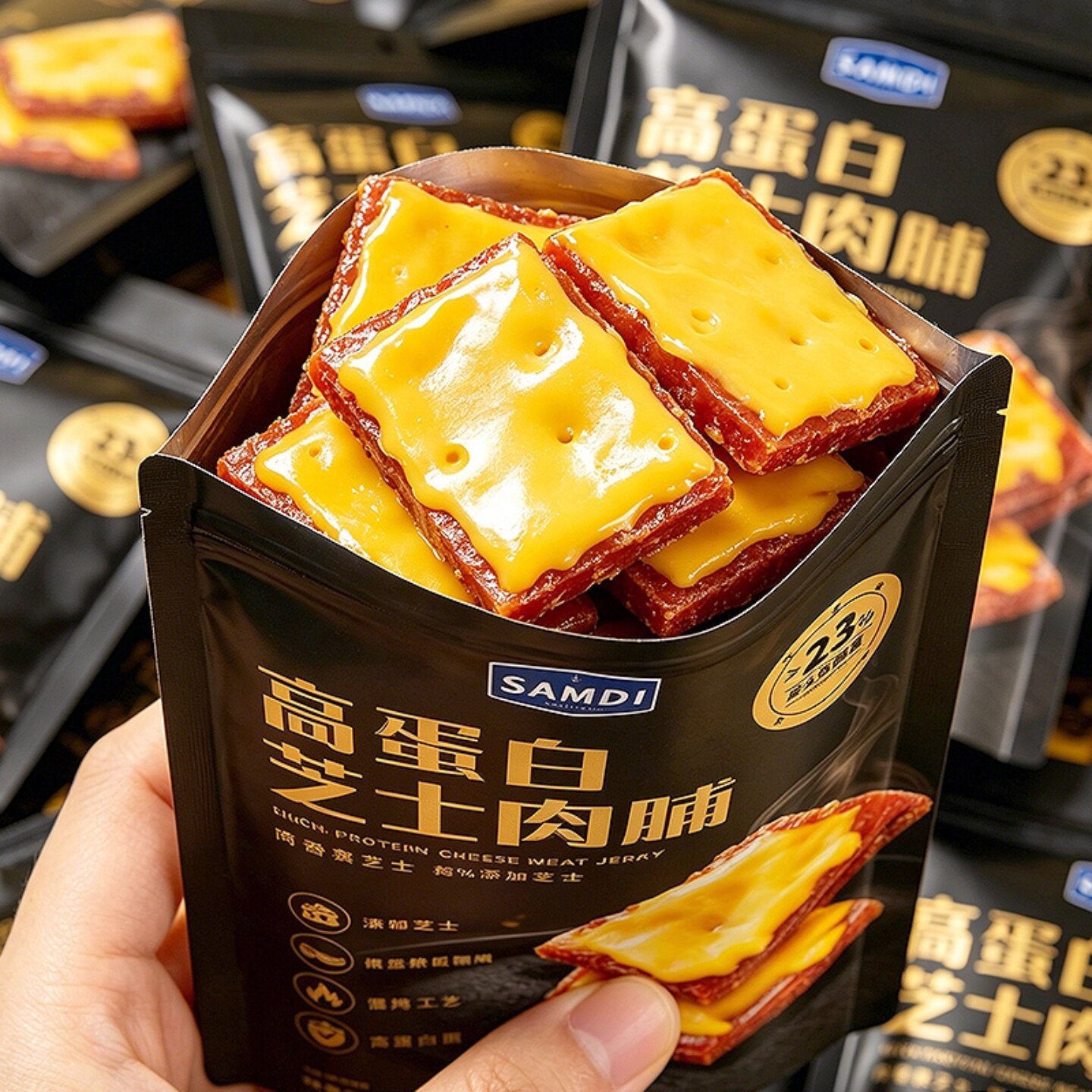 送女友芝士猪肉脯高蛋白解馋零食
