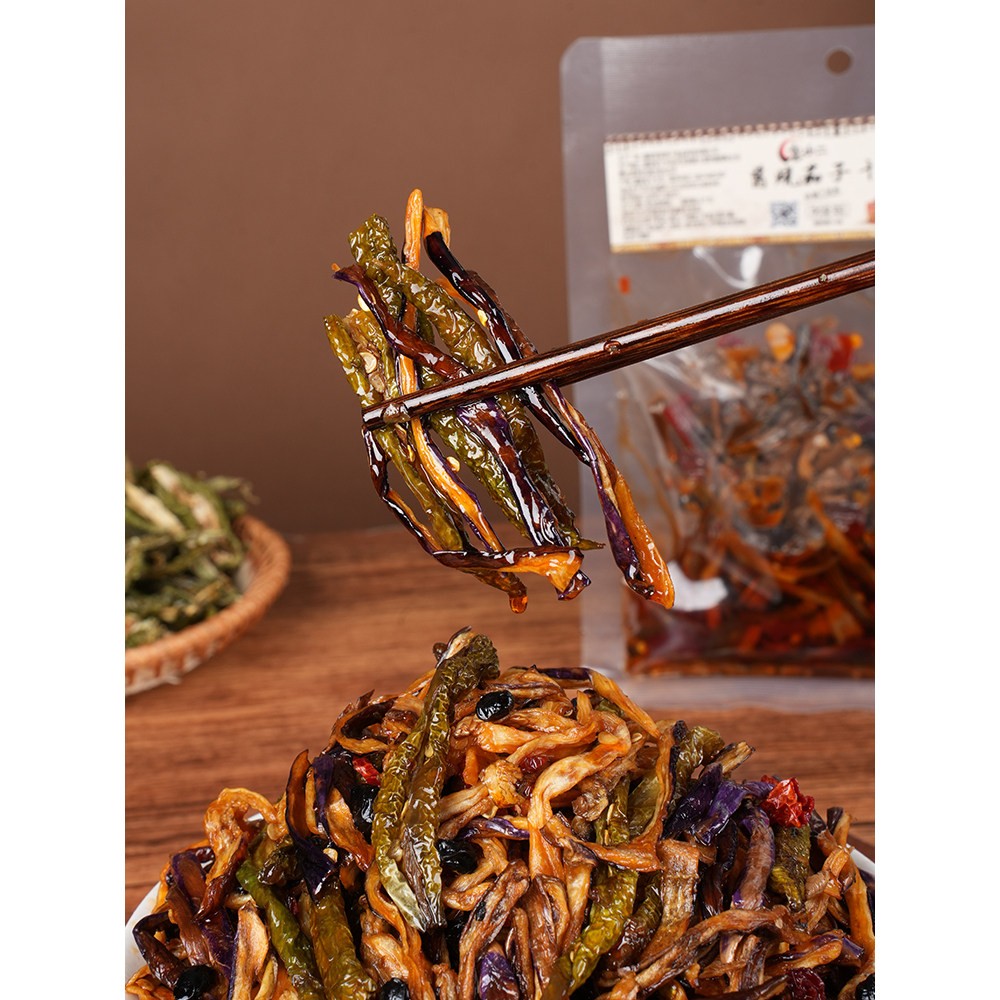 【抢大袋】延边酱茄子干辣椒东北酱茄子新鲜下饭传统组合地窖即食