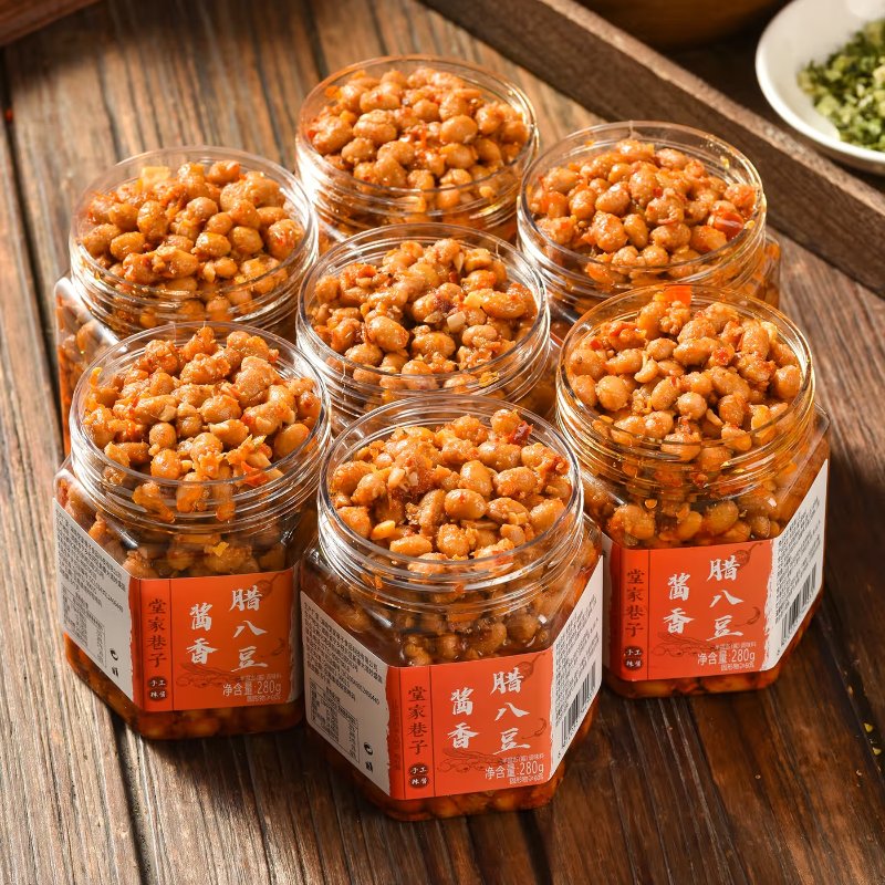 腊八豆湖南特产下饭菜酱豆子即食