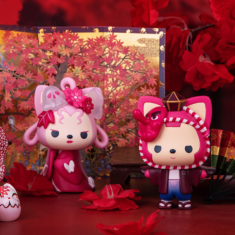 晨光文具限定联名阿狸盲盒公仔上上签2樱花夜行公仔潮玩手办玩具礼物