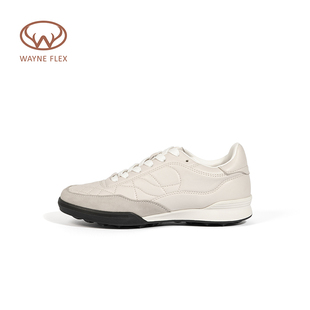 韦恩Wayne Flex小白鞋板鞋小香风电绣轻便舒适百搭经典潮流休闲鞋