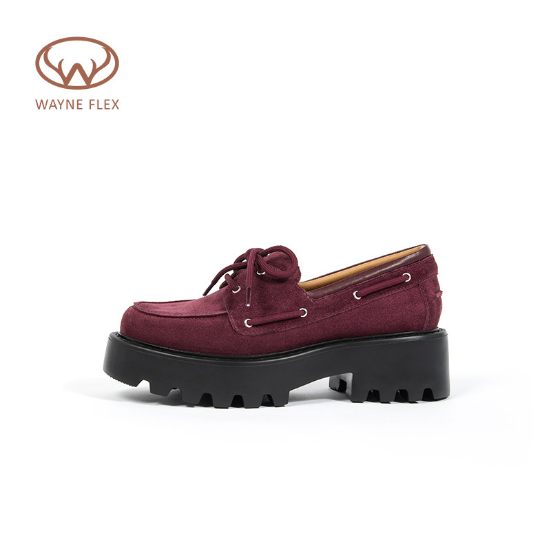 韦恩Wayne Flex英伦风经典百搭舒适增高厚底复古乐福鞋单鞋女,女鞋,乐福鞋（豆豆鞋）,淘宝优惠券,粉丝福利购,淘宝优惠卷