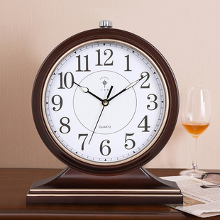 北极星挂钟时尚 创台钟摆件卧室静音座钟办公桌时钟摆钟书房台挂钟