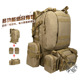 军迷野营登山徒步战术双肩包 户外多用途大容量组合背包