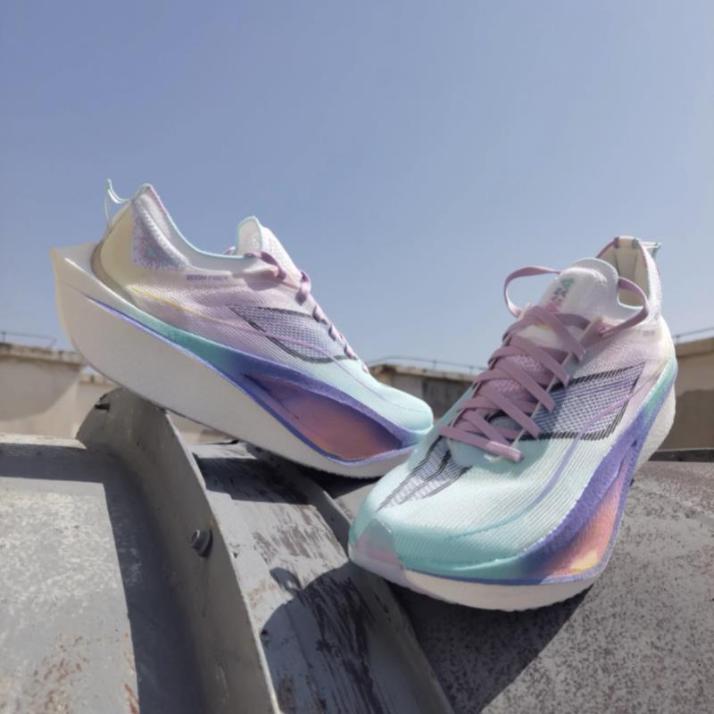 飞电4U超轻碳板跑鞋网面透