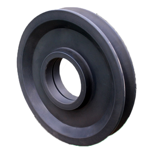 塔吊MC尼龙滑轮塔机配件起重轮U槽滑轮定滑轮140/300轮加工托绳|