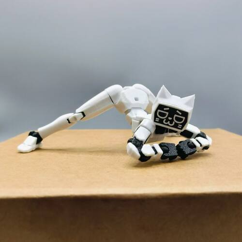 3D打印百变关节人偶猫猫耳