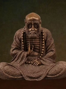 全铜装饰品中式送礼达摩祖师摆件