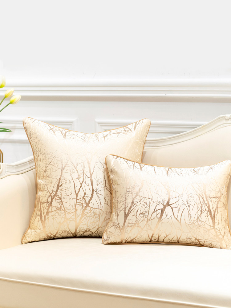 抱枕轻奢高级感客厅沙发酒店床头奢华靠背垫高端枕头靠枕套不含芯