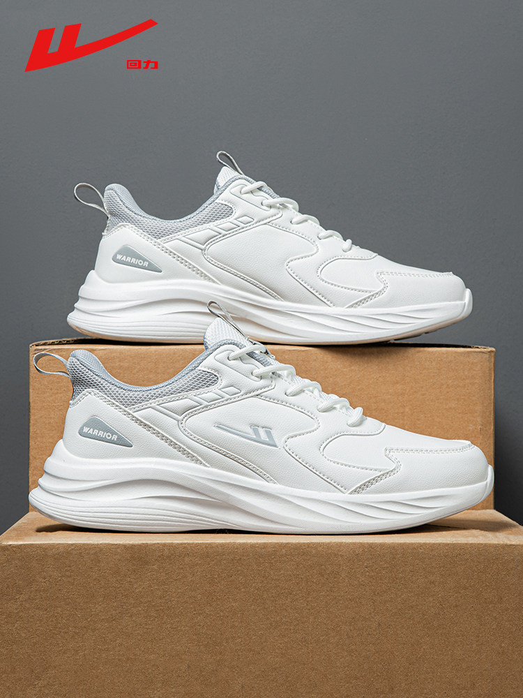 풀백 남성 신발 운동화 남성 2024 겨울 새 가죽 캐주얼 신발 트렌디한 남성 봄 가을 경량 운동화