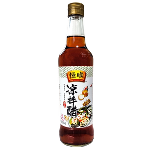 恒顺凉拌醋500mL*1瓶凉拌醋 炒菜点蘸腌制调味料色清味纯镇江特产