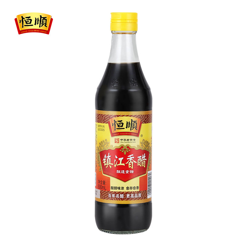 恒顺镇江香醋500ml/瓶新B香图片