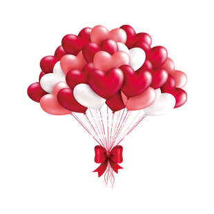 2026新年快乐气氛静电贴创意气球布置公司商场店铺橱窗玻璃门贴画