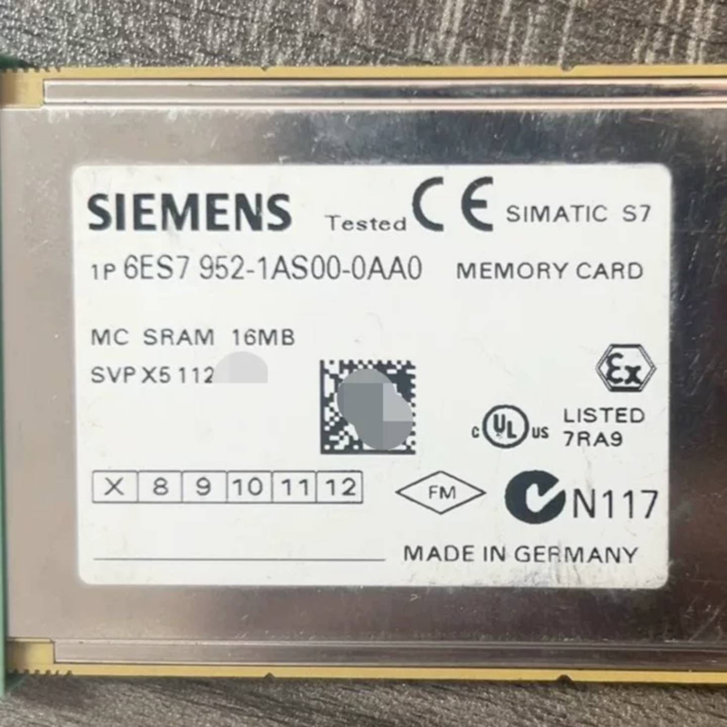 可维修西门子 6ES7 952-1AS00-0AA0议价