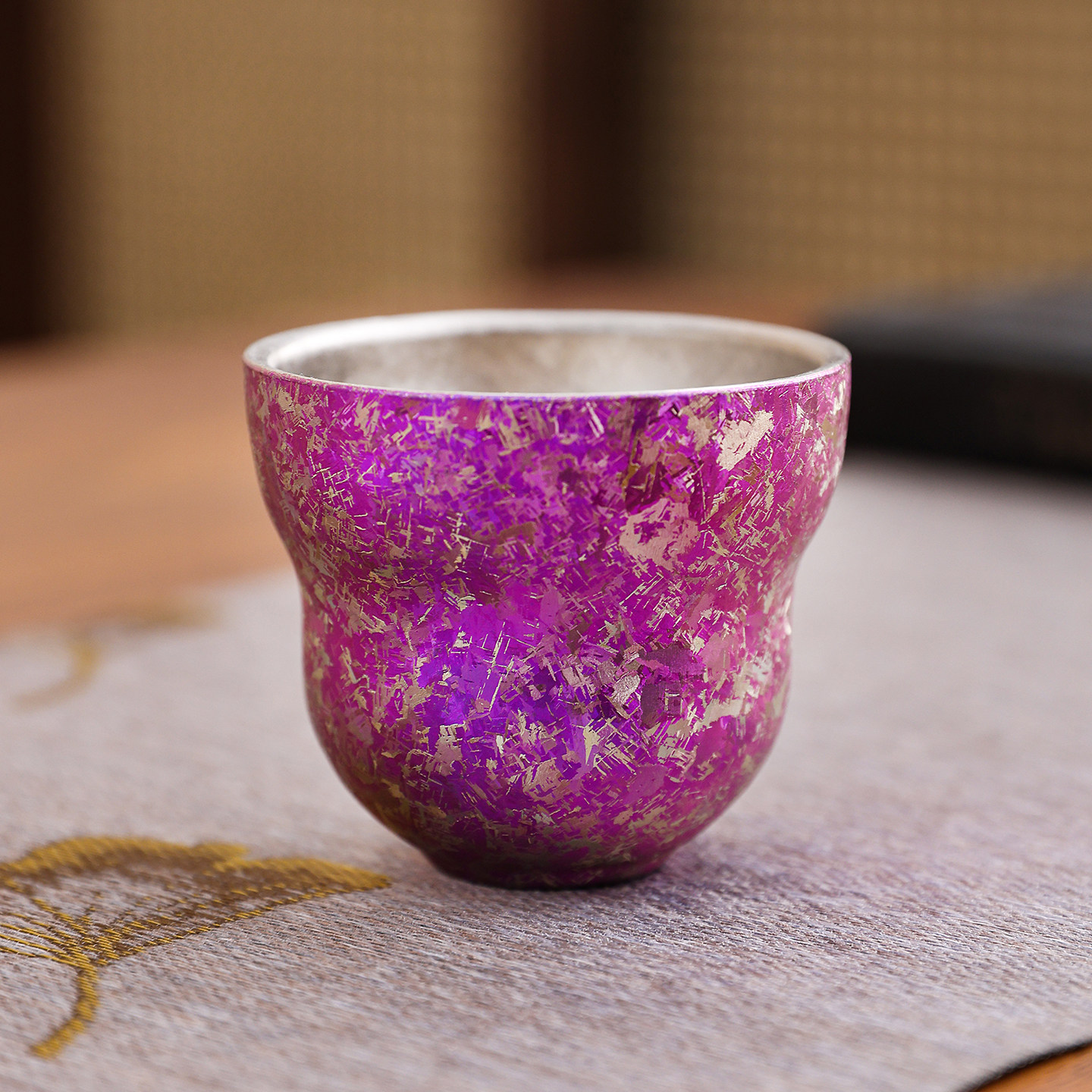 高端纯钛葫芦茶杯特别精致主人杯