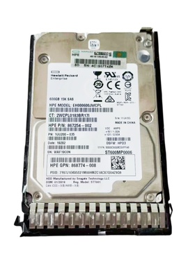 HP/惠普870757-B21 870794-001 600G 15K G10 G9盘 EH000600JWCPL