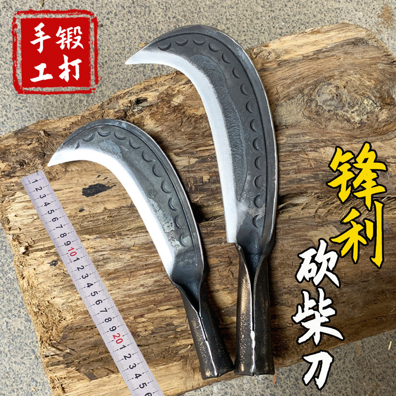 手工锻打砍柴刀户外坎刀图片