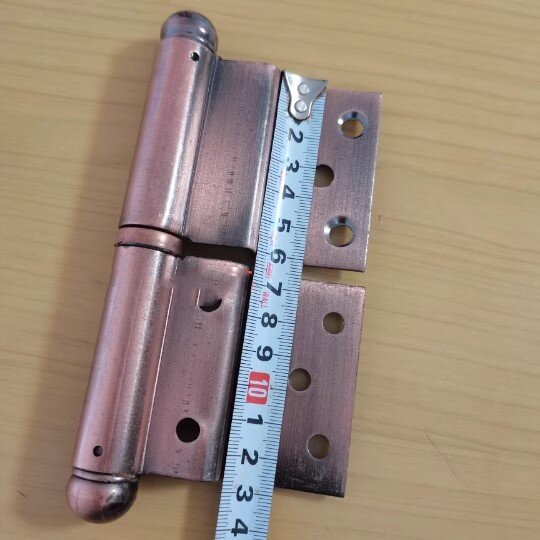钢质防盗门 旗形 脱卸合页 加重型7寸圆头红古铜折弯铰炼厂家直销