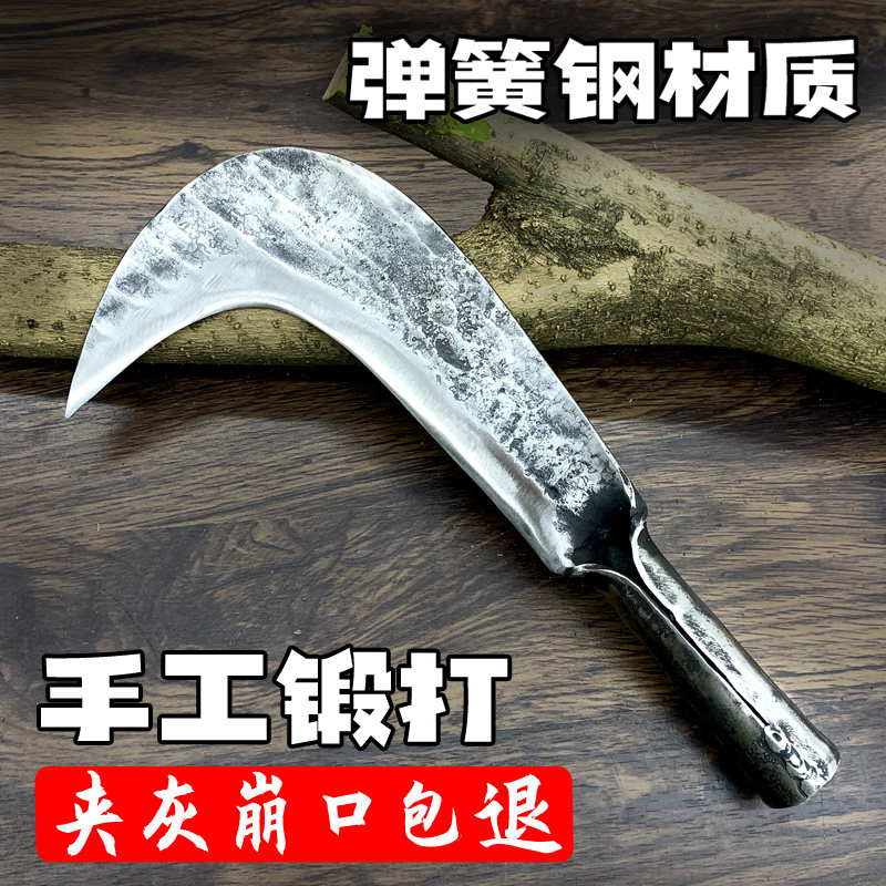手工锻打砍柴刀户外坎刀图片