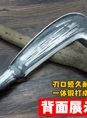 高锰钢砍柴刀手工锻打农用砍树劈柴专用刀户外开路特殊钢大柴刀