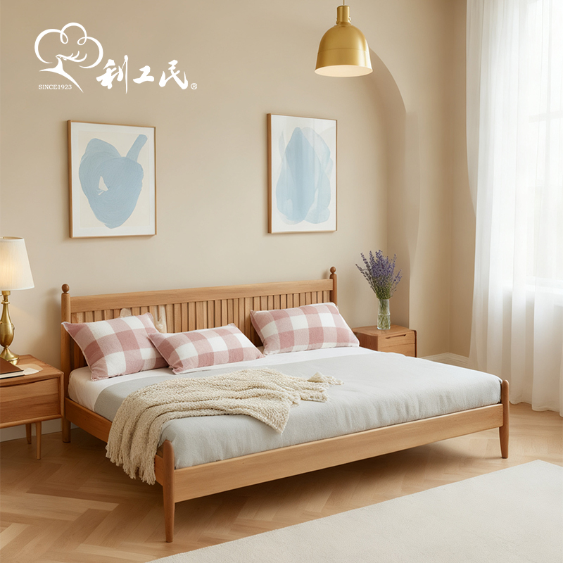 利工民纯棉印花防汗一对装枕头套