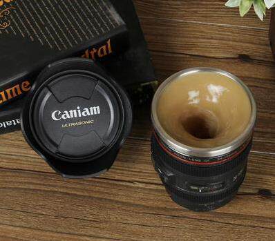 camera lens lovers Water cup Teacher's Day gift originality Monosyllabic reaction camera Stainless steel automatic Mixing cup Vintage Stylein the Tableware , Cup/Cups/Kettle , Mug  category - from Buy2taobao.com to provide professional Taobao agent buy service