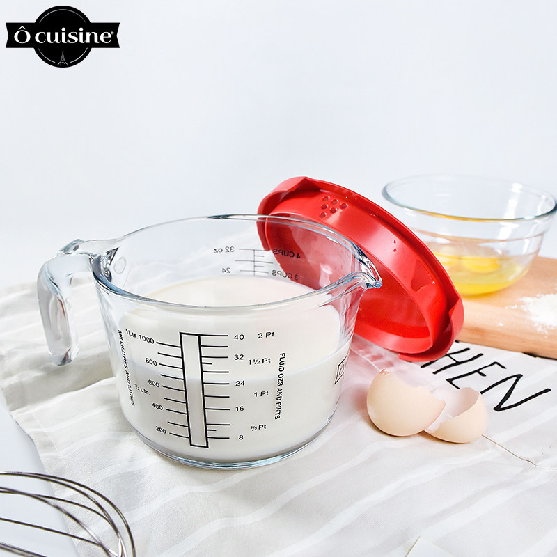 ocuisine法国进口高硼硅玻璃量杯带刻度牛奶杯耐高温微波炉可加热,餐饮具,奶杯/牛奶杯,淘宝优惠券,粉丝福利购,淘宝优惠卷