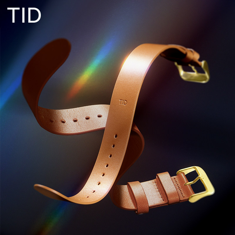 TIDwatches表带欧美小众品牌正品男女植鞣革时尚潮牌手表带