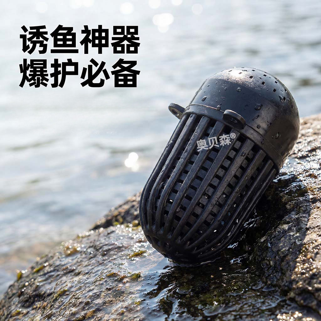 新款鱼笼鱼饵料专用钓鱼浮球放饵料盒子黄鳝专用诱饵球网龙虾耳料