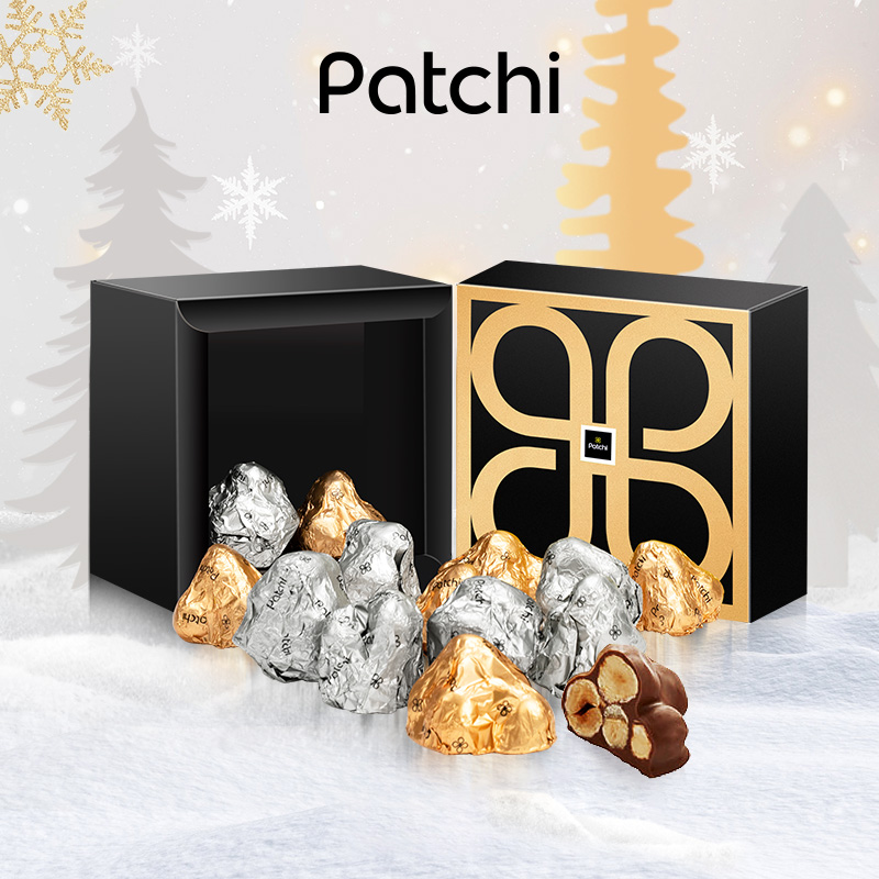 坚果夹心巧克力patchi黑金礼盒