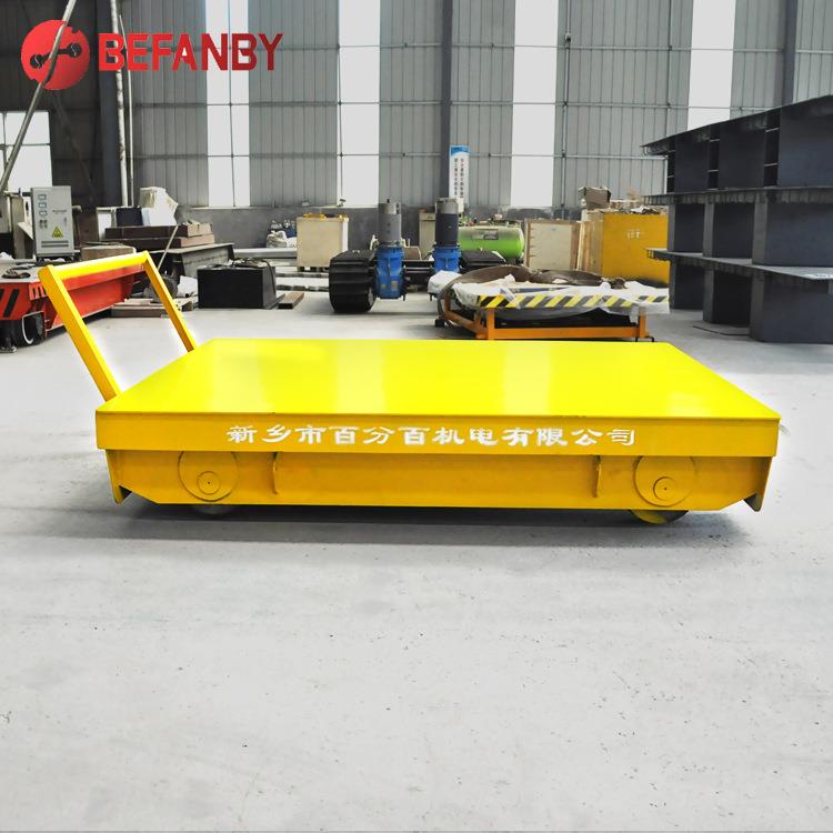 工控设备无人自动搬运车电动平车环形线路小型电动轨道平板车