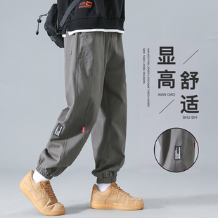 WASSUP ITITIT加绒工装裤男春秋季2025新款潮宽松束脚休闲长裤子