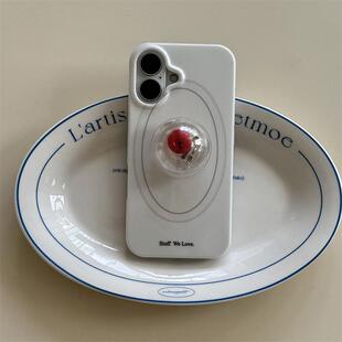 韩风ins简约冷淡风刀叉线条苹果餐具支架16promax适用iphone15pro全包软壳14手机壳苹果13保护套12女款11防摔