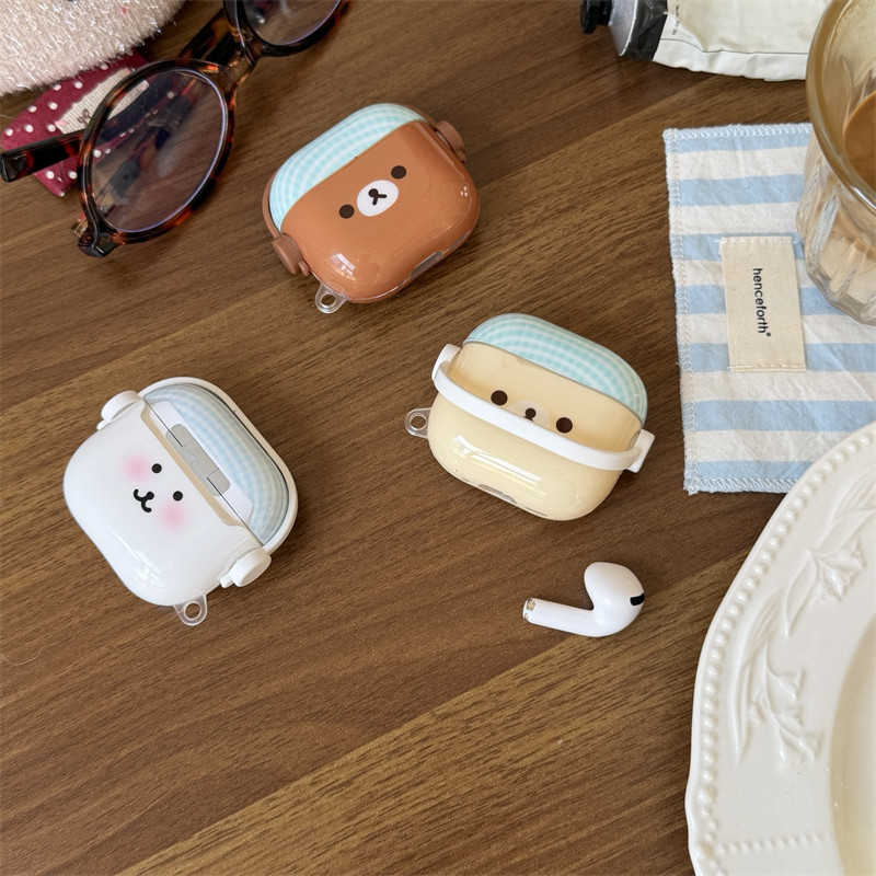 韩风ins可爱卡通pro3代小熊小兔戴耳机airpods1/2代苹果无线蓝牙耳机套pro2新款少女3代保护套4防摔女情侣款,3C数码配件,耳机保护套,淘宝优惠券,粉丝福利购,淘宝优惠卷