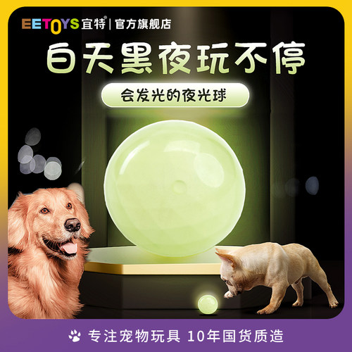 狗狗夜光球宜特宠物玩具