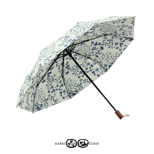 rabbituu【漫香】双层遮阳伞女防晒防紫外线雨伞礼物礼盒