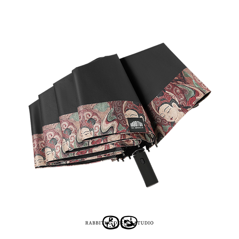 自动伞防晒伞东方文化礼物折叠伞