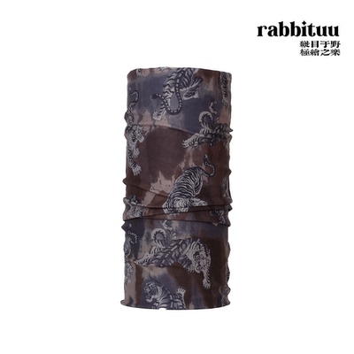 rabbituu【百虎巡山】户外运动骑行徒步防风防晒面罩登山魔术头巾