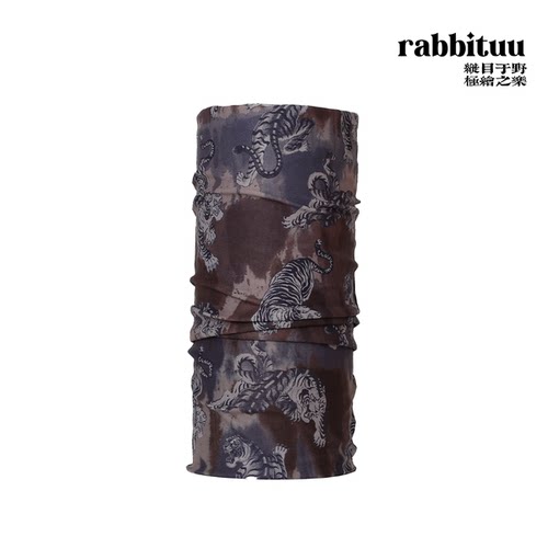 rabbituu【百虎巡山】户外运动骑行徒步防风防晒面罩登山魔术头巾