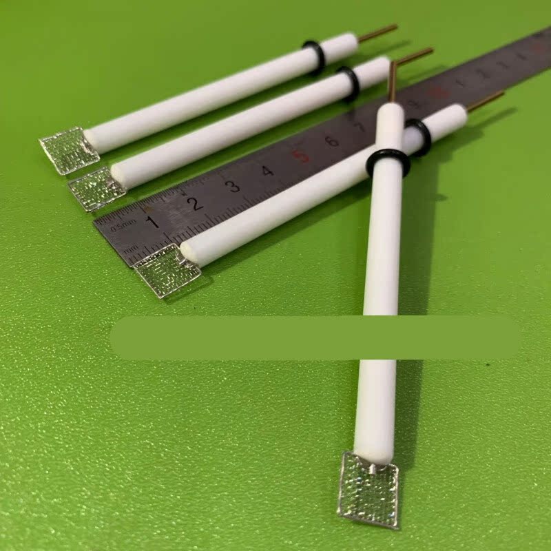 新品10*10mm铂网电极15*15铂丝网电极99.99四氟外套铂丝网电极开