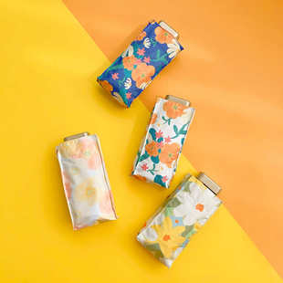 超轻迷你太阳伞防晒小巧便捷伞紫外线雨晴女五折口袋两用防遮阳伞