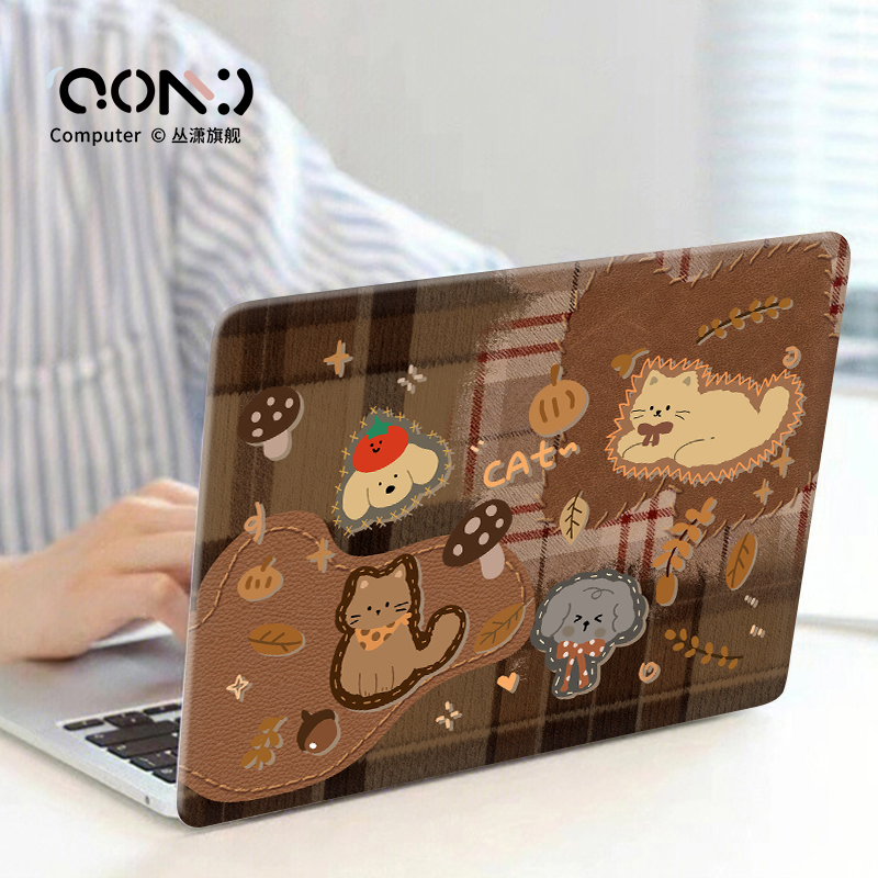 卡通萌宠适用华为matebook14/13