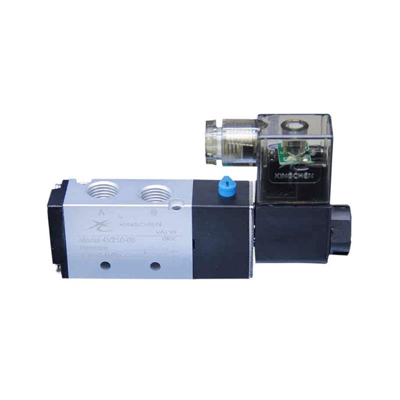 星辰气动电磁阀4V210-08-DC24V/AC220V/110-/310/410/510二位五通