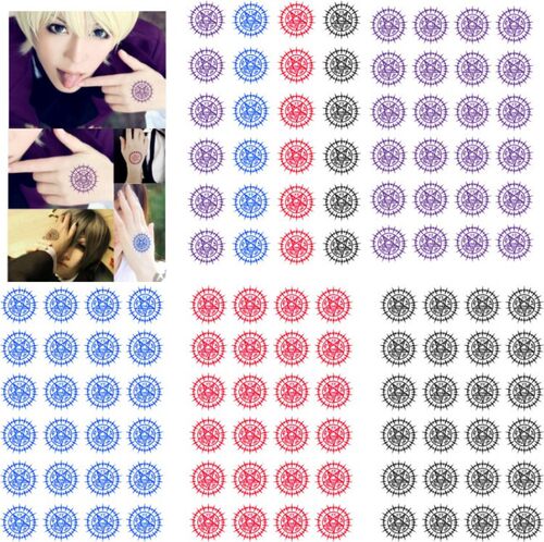 黑执事赛巴斯契约纹身贴 COSPLAY 动漫道具 夏尔塞巴斯蒂安手贴
