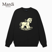 专柜授权Mardi 印花套头圆领女卫衣 款 Mountain韩国正品 2026春季