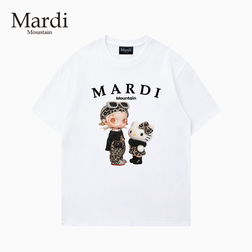 Mardi Mountain韩国授权正品2026春夏款宽松纯棉短袖女t恤